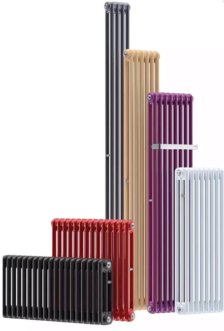 Радиатор стальной трубчатый Rifar Tubog TUB 3057-24-TI, 24 секции, титан