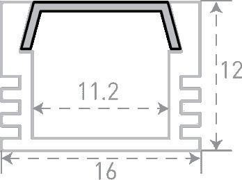 Профиль SF SF-1612-BL SWG