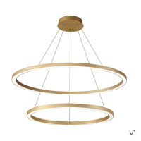 Подвесной светодиодный светильник Crystal Lux Fortuna SP123W Led Gold