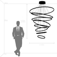 Подвесная светодиодная люстра Lightstar Rotonda 736483 Подвесная светодиодная люстра Lightstar Rotonda 736483