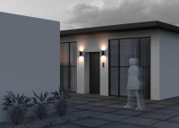 Уличный настенный светодиодный светильник Maytoni Shim O303WL-L10GF3K