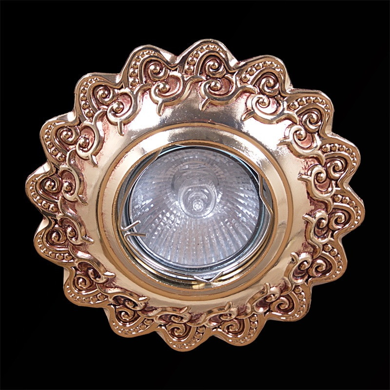 Точечный светильник  6004/D MR16 GD+CF Sneha