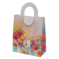 Пакет подарочный M (бумага 250г/м2, блок 12шт), L21 W10 H34 см, 4в.