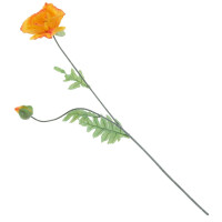 Цветок искусственный "Мак", L17 W9 H73 см
