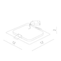 Точечный светильник Fine A2406PL-1WH Arte Lamp