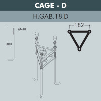 Наземный фонарь Vivi V50.372.A30.LXH27 Fumagalli Наземный фонарь Vivi V50.372.A30.LXH27 Fumagalli
