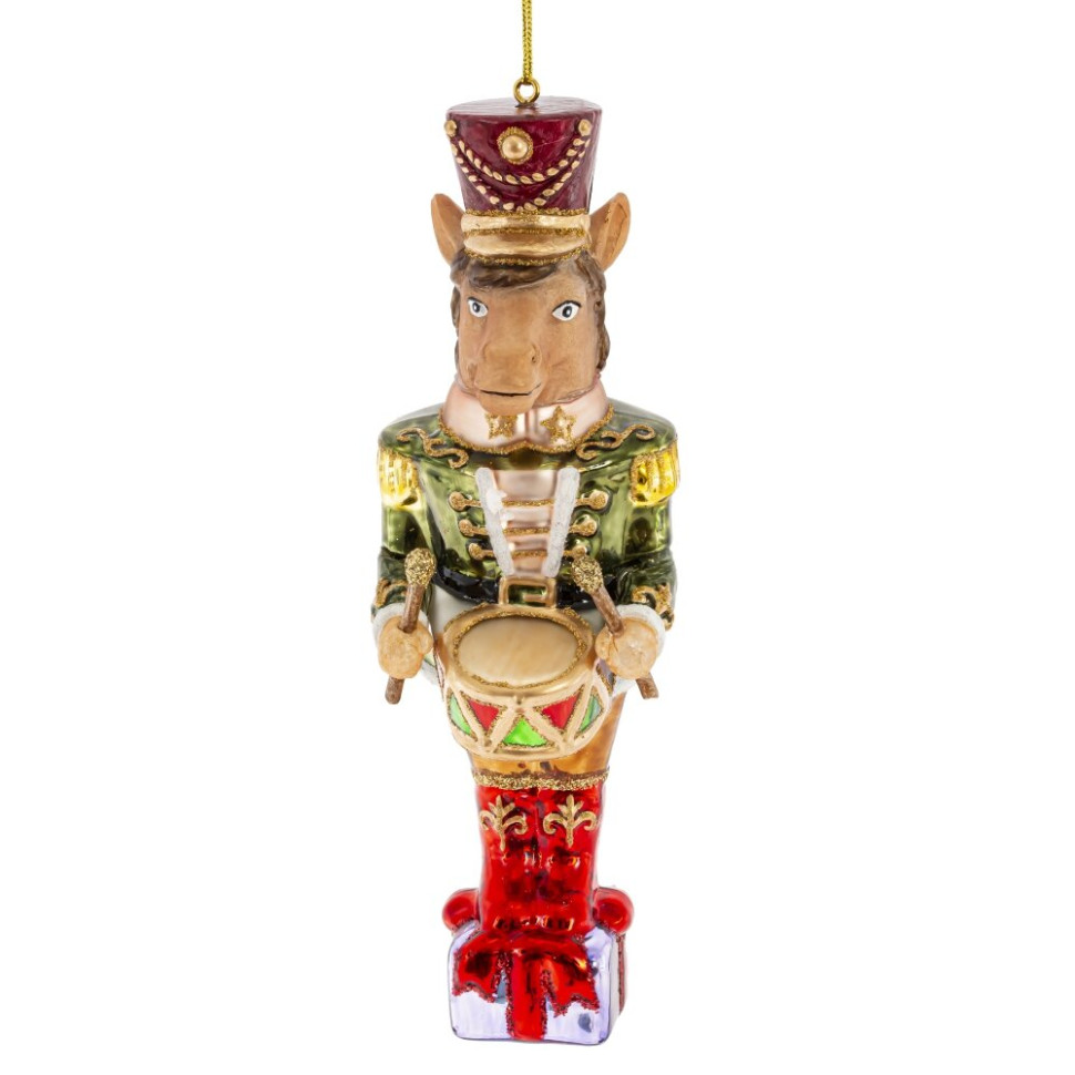 Украшение новогоднее "Лошадь", L5 W5 H17 см, 2в.