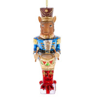 Украшение новогоднее "Лошадь", L5 W5 H17 см, 2в.