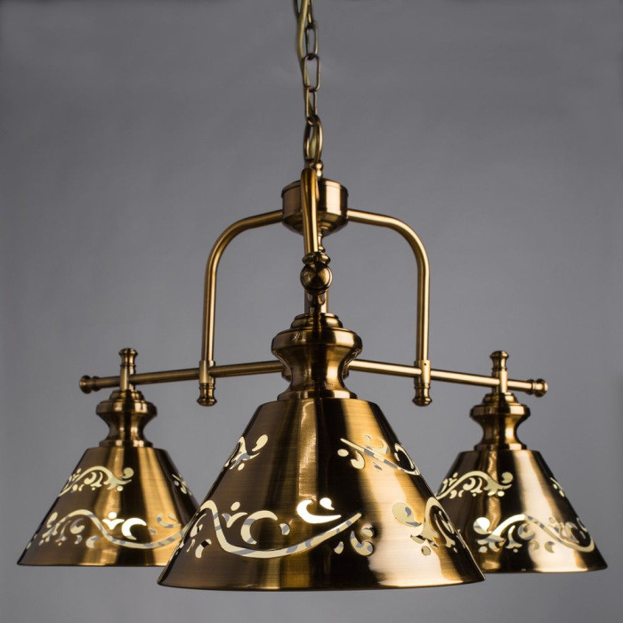Подвесная люстра Kensington A1511LM-3PB Arte Lamp