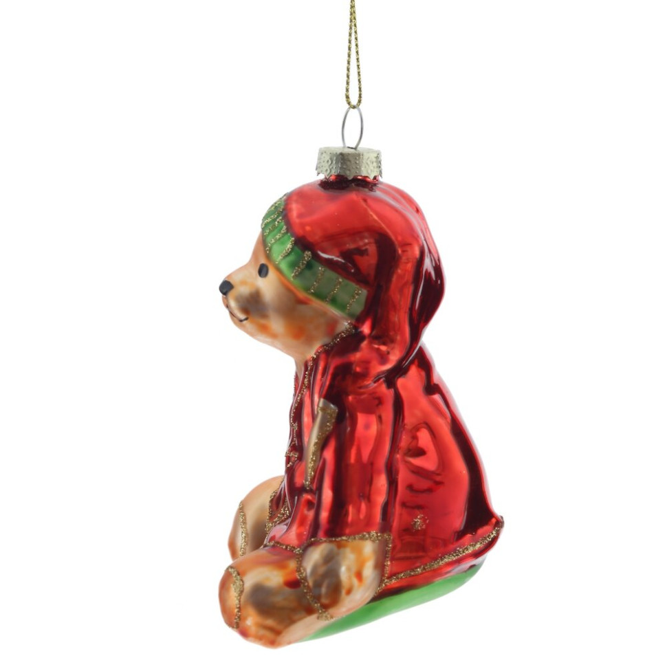 Украшение новогоднее "Медвежонок", L7 W6,5 H11 см