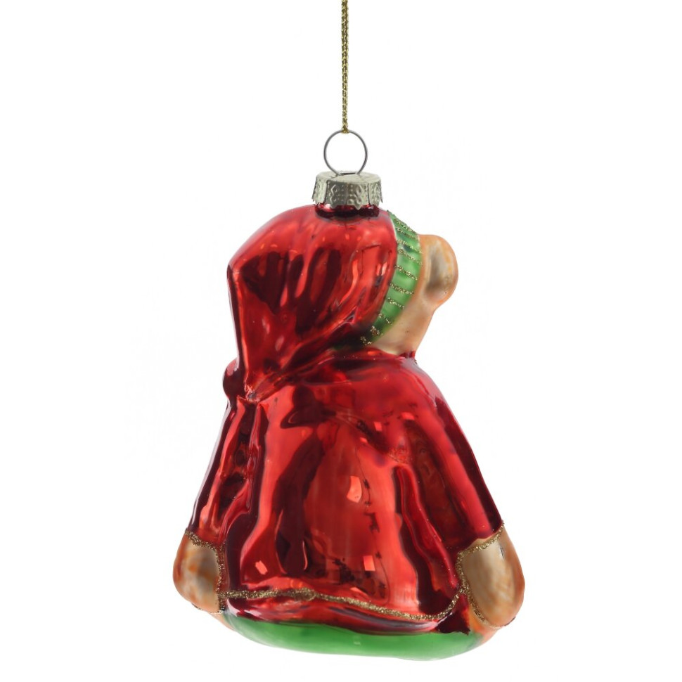 Украшение новогоднее "Медвежонок", L7 W6,5 H11 см