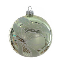 Украшение новогоднее "Шар" (блок 4 шт), L10 W10 H11 см, (в ассорт.)