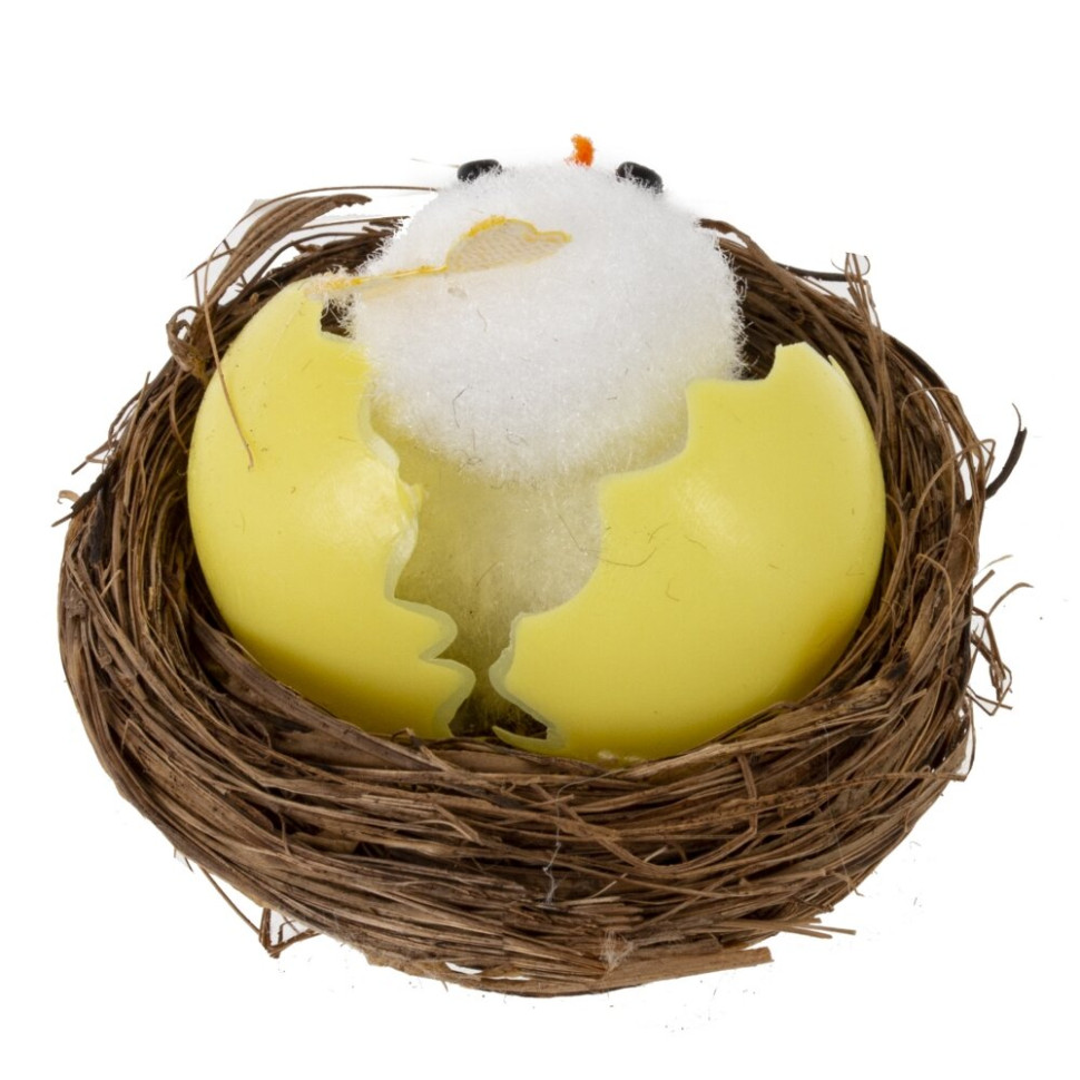 Набор из 2-х изделий декоративных "Гнездо пасхальное" (6*4,5), L11,5 W6,5 H6 см