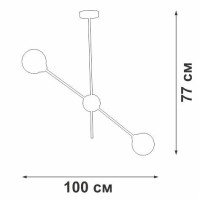 Подвесной светильник Vitaluce V3988-1/2PL Подвесной светильник Vitaluce V3988-1/2PL