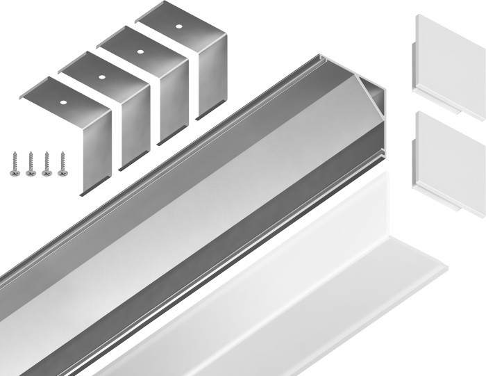 Профиль для светодиодной ленты Illumination GP2150AL Ambrella