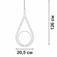 Подвесной светильник V2945-1/1S Vitaluce