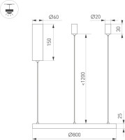 Подвесной светильник CONGO 046248 Arlight