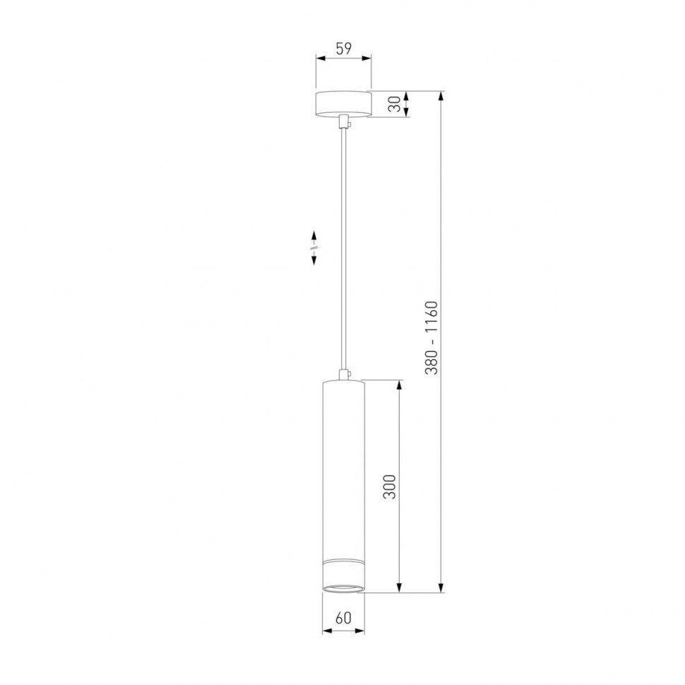 Подвесной светильник Eurosvet DLN107 GU10
