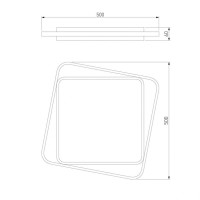 Потолочный светодиодный светильник Eurosvet Jeremy 90252/1