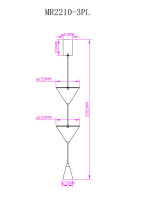 Подвесной светильник Maretta MR2210-3PL MyFar