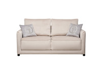 Диван Portofino двухместный раскладной светло-серый с кантом