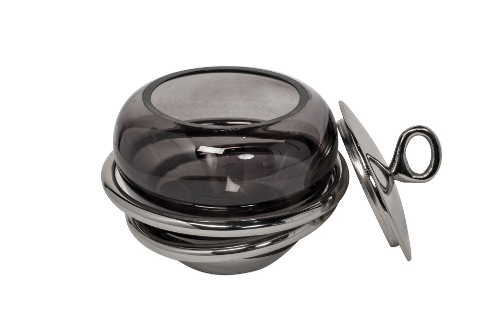 Органайзер для ватных дисков стеклянный