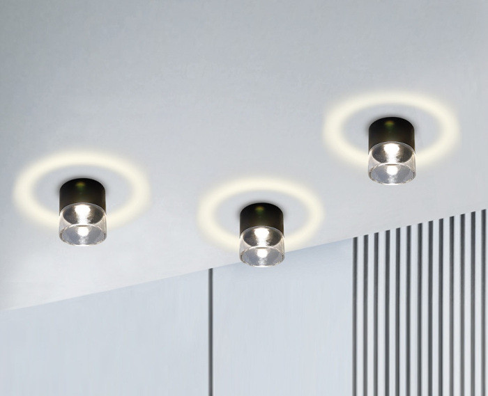 Точечный светильник  IT014-0201 black Italline