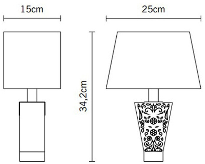 Интерьерная настольная лампа Vicky D69B0301 Fabbian