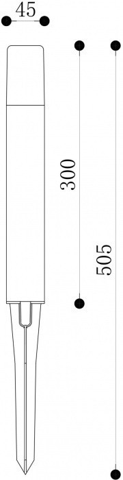 Грунтовый светильник Talpa O416FL-L3GR3K1 Maytoni