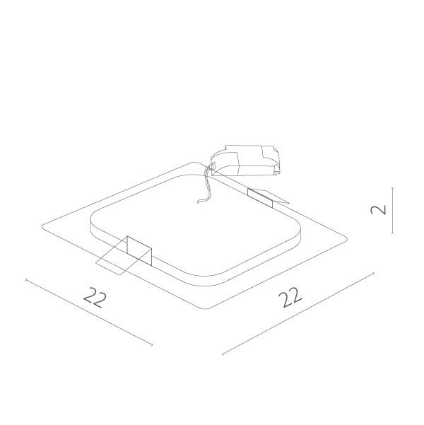 Точечный светильник Fine A2418PL-1WH Arte Lamp