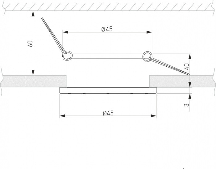 Точечный светильник Luss 25022/LED 5W 4200K BK черный Elektrostandard