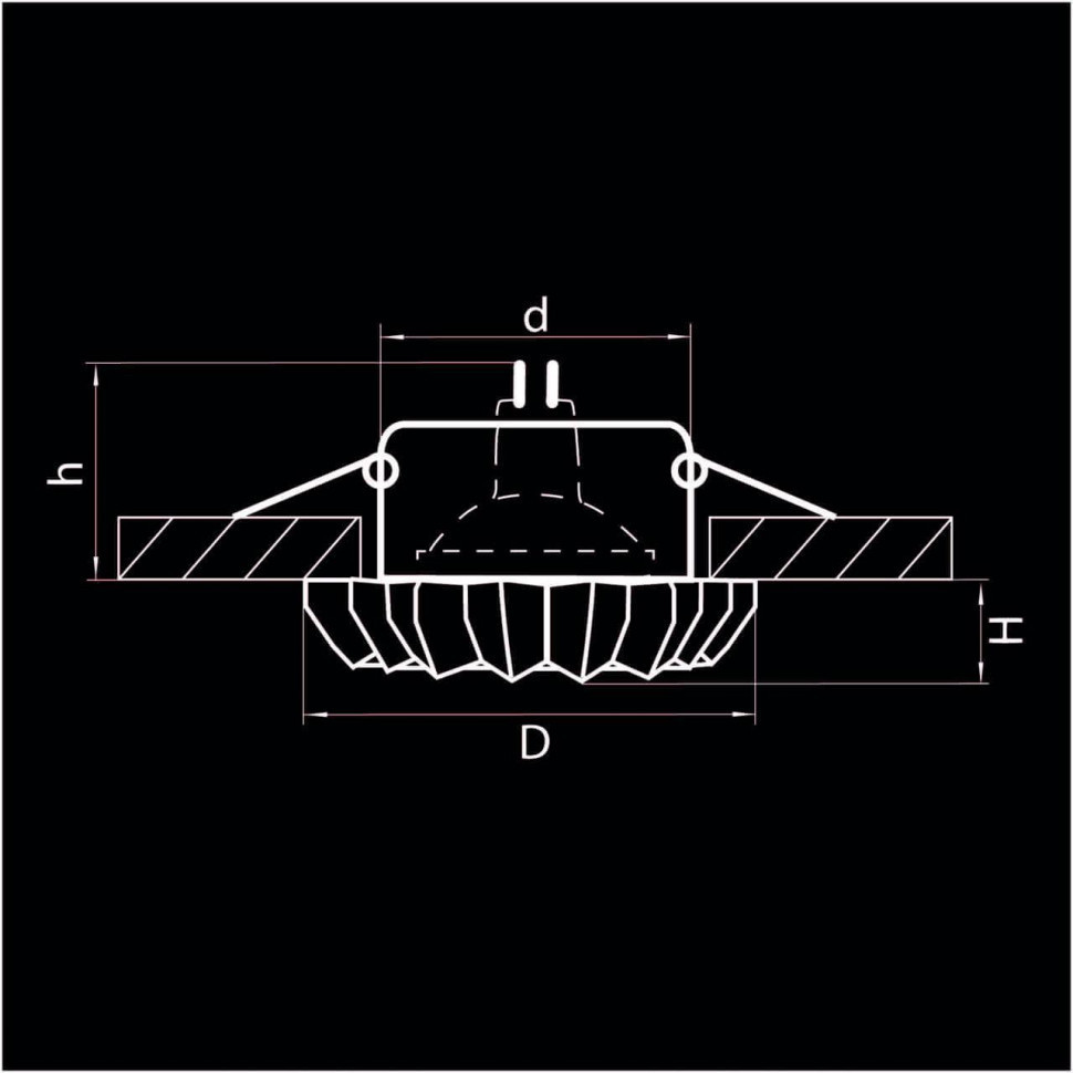 Встраиваемый светильник Lightstar Solo Ray 002120