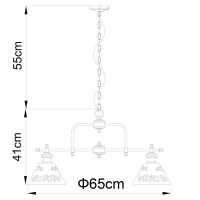 Подвесная люстра Kensington A1511LM-3WG Arte Lamp