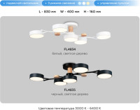 Потолочная люстра Comfort FL4834 Ambrella