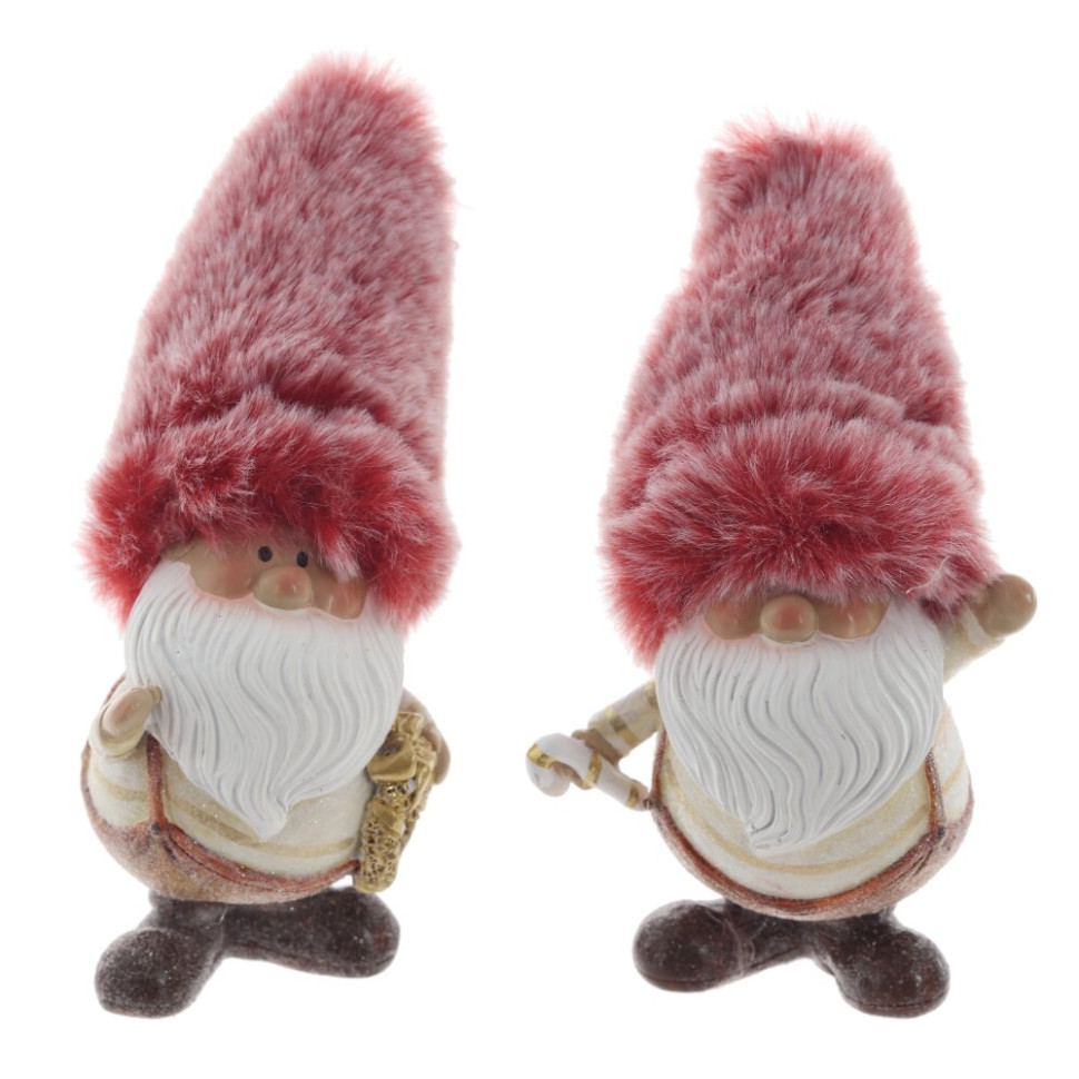 Фигурка декоративная "Дед Мороз", L6 W7 H11 см, 2в.