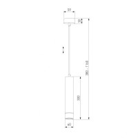 Подвесной светильник Eurosvet DLN107 GU10 золото