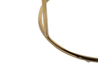 Пуф велюровый круглый черный/золото Пуф велюровый круглый черный/золото