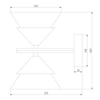 Бра Eurosvet Rylee 70138/2 хром