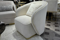 Кресло Olten велюровое кремовое Кресло Olten велюровое кремовое