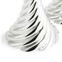 Набор подсвечников Michael Aram "Twist", 2 предмета, 22 см, серебро