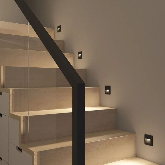 Подсветка для лестниц и ступеней Helm DK1210-BK Denkirs