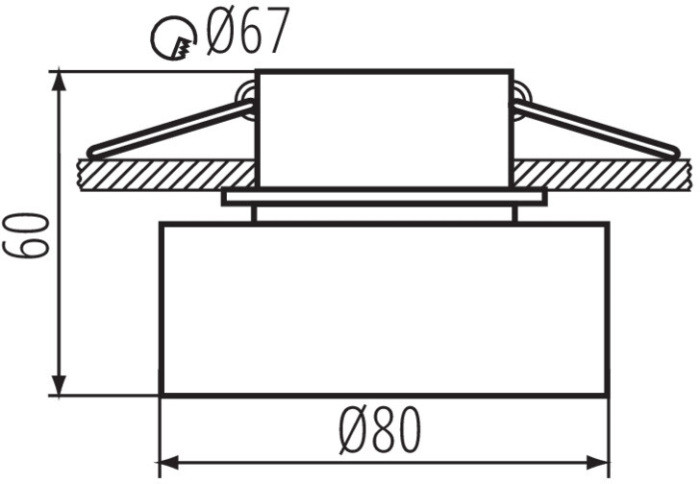 Точечный светильник GOVIK 29232 Kanlux