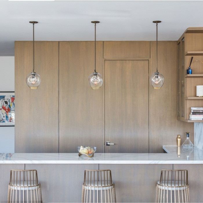Подвесной светильник Bubble KG0579P-1 brass/clear DeLight Collection