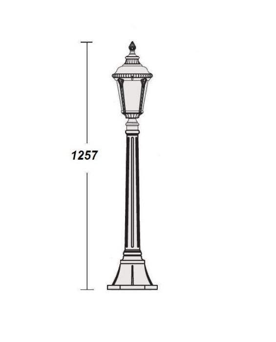 Наземный фонарь  79757S Gb Oasis Light