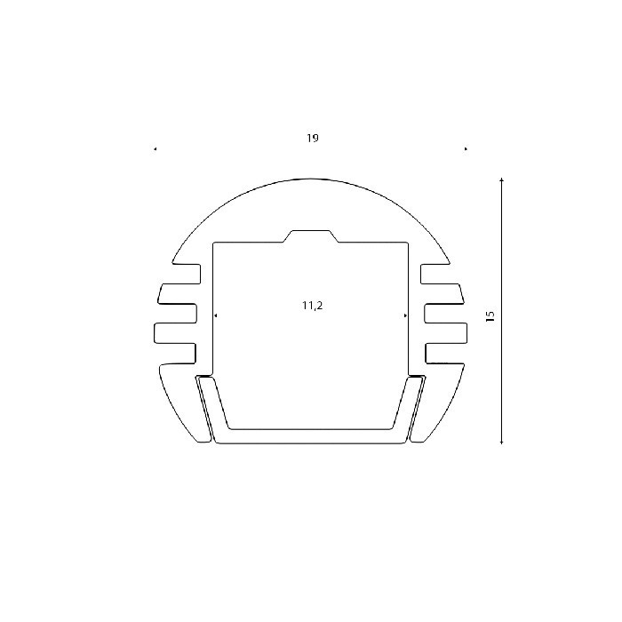 Профиль для светодиодной ленты SF-1915 SWG