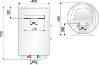 Водонагреватель Ariston SB R 80 V