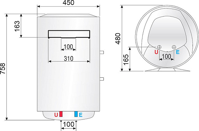 Водонагреватель Ariston SB R 80 V