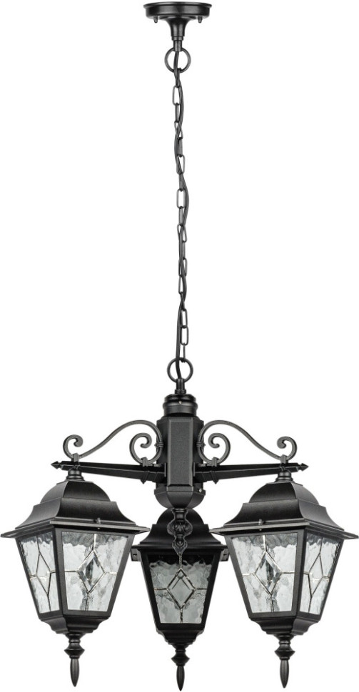 Уличный светильник подвесной QUADRO M lead GLASS 79970MlgW/3 Bl Oasis Light