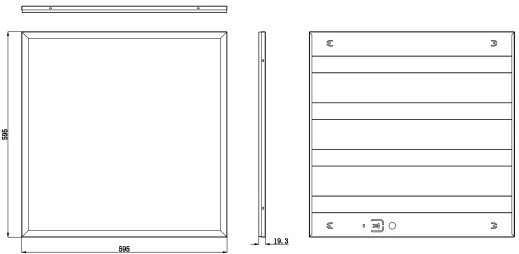 Светодиодная панель  SPO-6-72-4K-M ЭРА