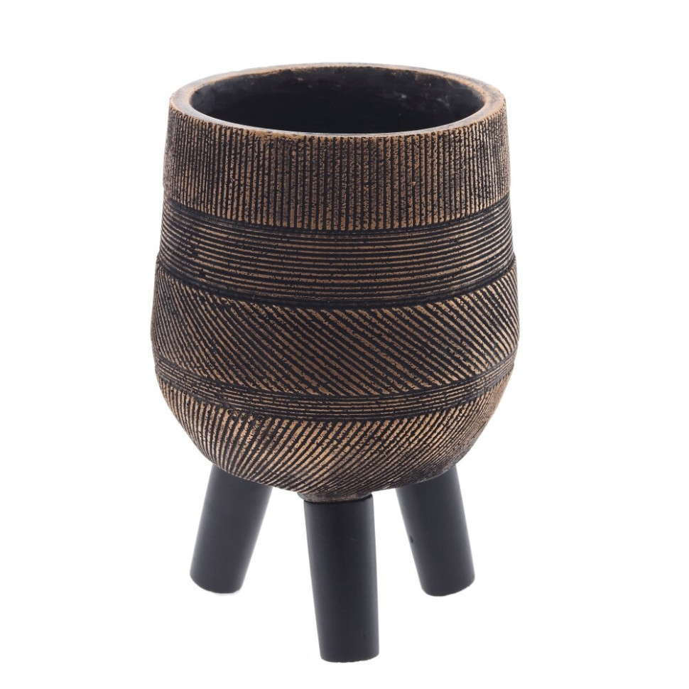 Кашпо, L22 W22 H34 см